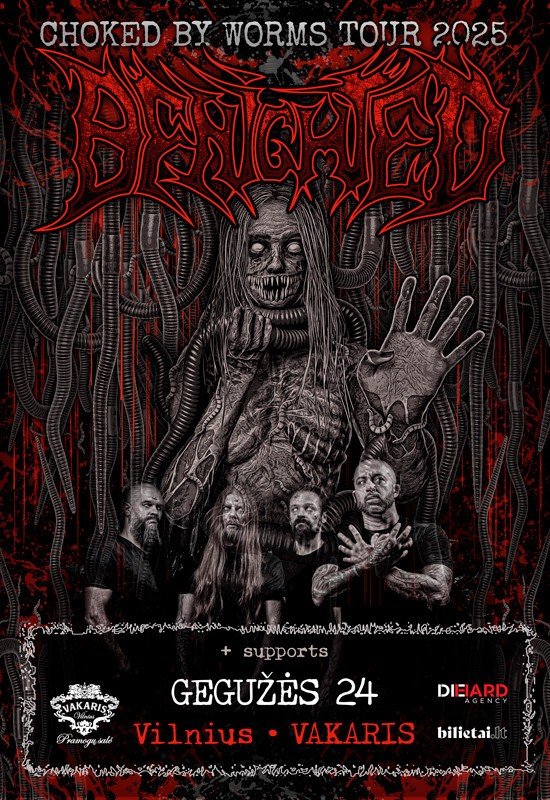 BENIGHTED – Chocked By Worms Tour 2025 + supports